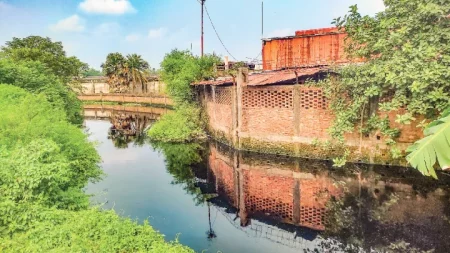 গাজীপুরে লবলঙ্গ নদ দখল ও দূষণ প্রতিযোগীতায় ১৩ শিল্পপ্রতিষ্ঠান