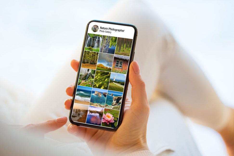 স্মার্টফোনের ফটোগ্যালারির