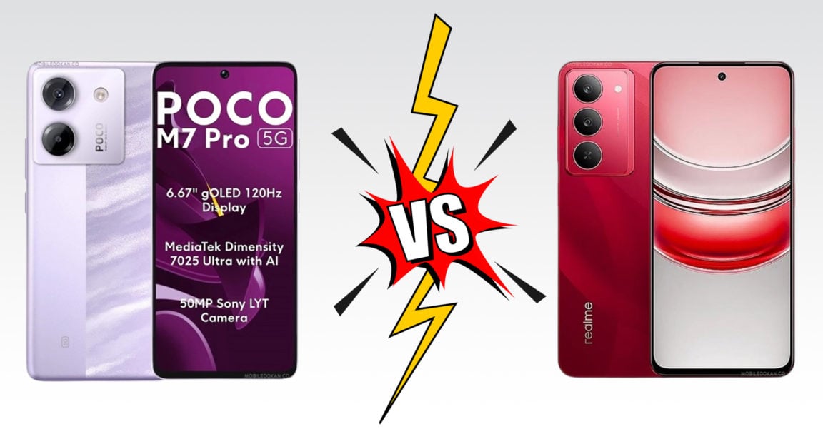 Realme 14x 5G VS Poco M7 Pro 5G