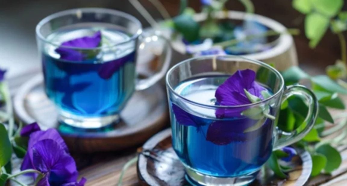 blue tea