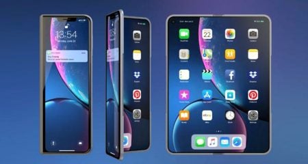 Apple foldable phone