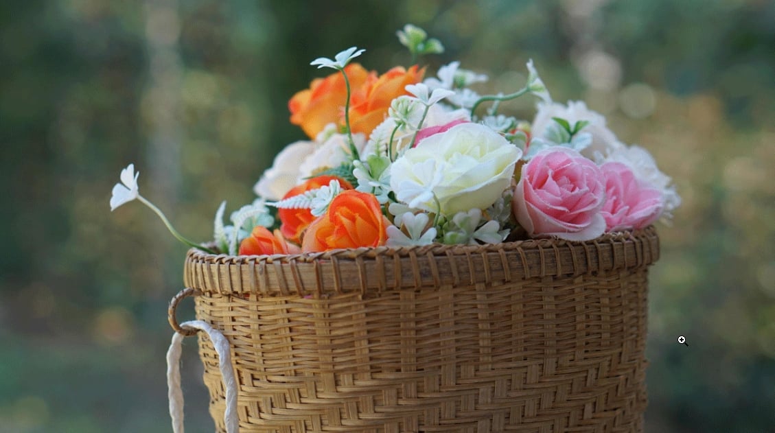 bucket of flower