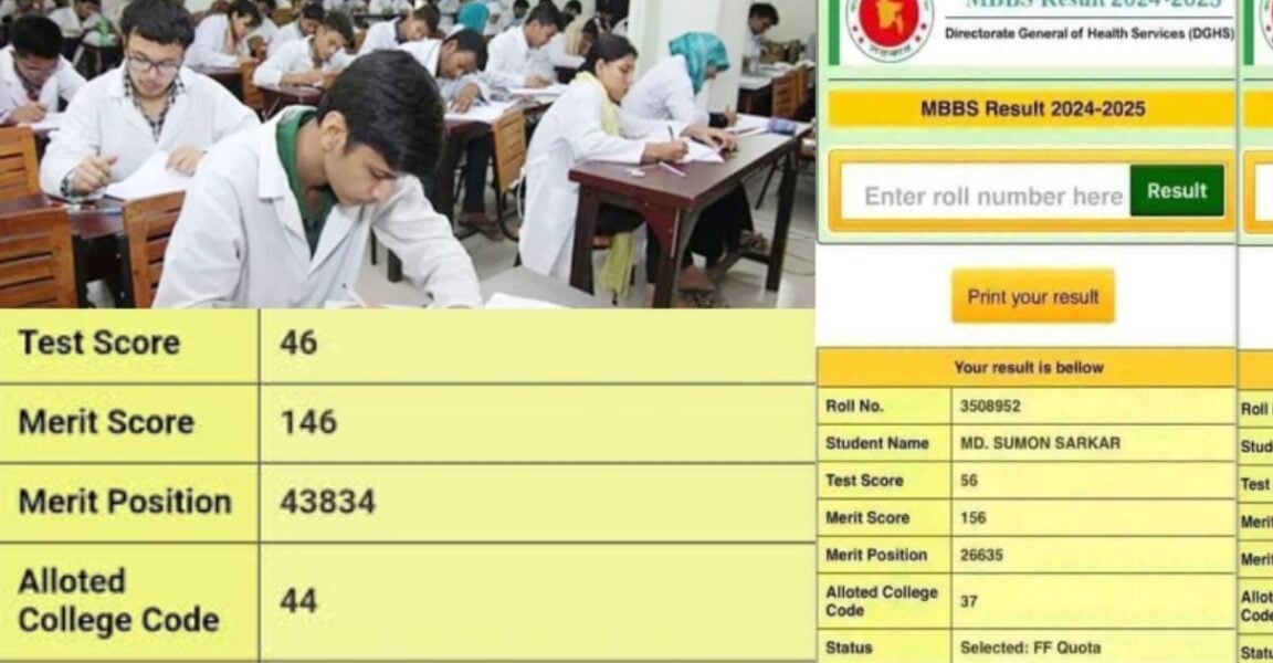 mbbs result