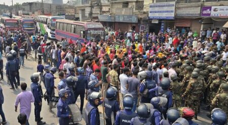 গাজীপুর: শ্রমিক আন্দোলন