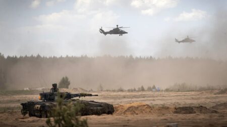 লিথুয়ানিয়ায় প্রশিক্ষণকালে