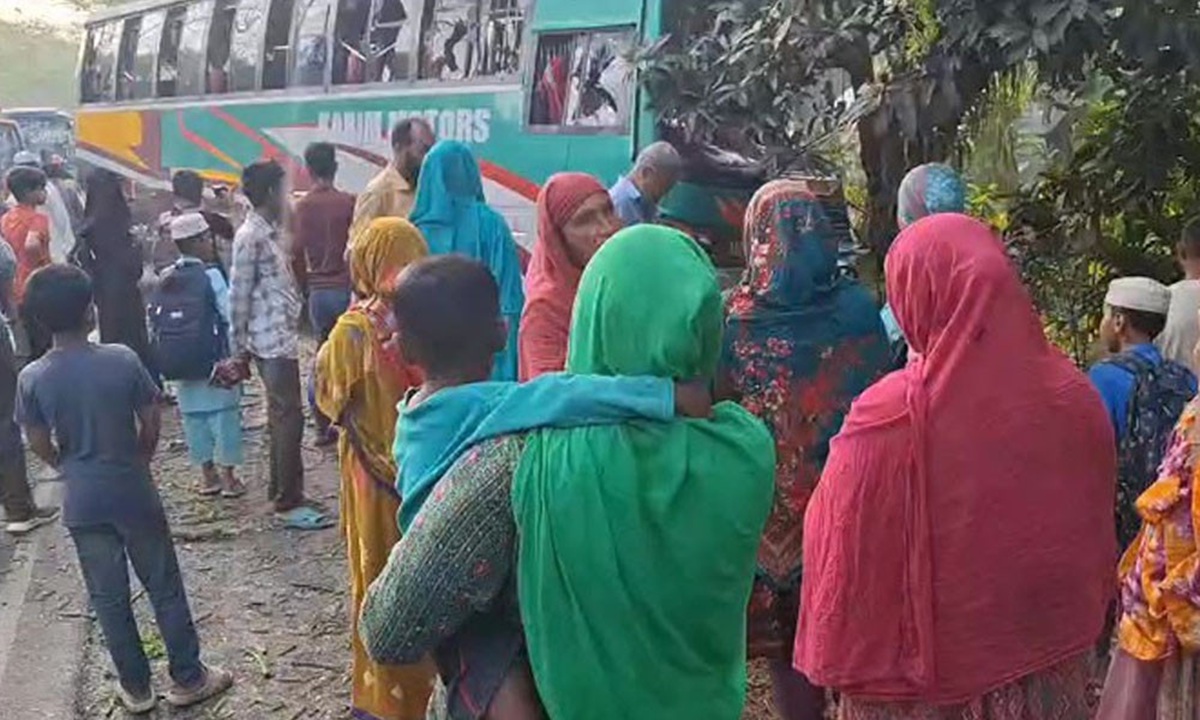 কাশিয়ানীতে বাস-ট্রাকের