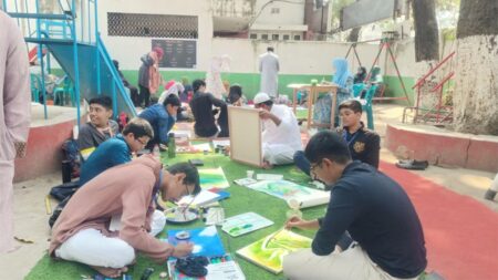 ‘ক্যালিওগ্রাফি শিল্পীরাও