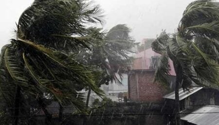 কালবৈশাখী ঝড়সহ বৃষ্টি