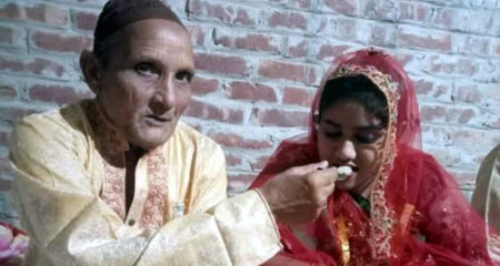 ৬৬ বছরের বৃদ্ধকে বিয়ে করার কারণ জানালেন সেই তরুণী