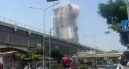 মিয়ানমারের ভূমিকম্পের প্রভাব থাইল্যান্ডে, মুহূর্তে ধসে পড়ল ৩০ তলা ভবন