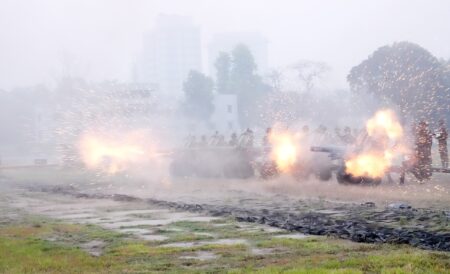 তোপধ্বনি প্রদর্শন