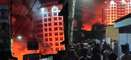 গাবতলী বস্তির আগুন
