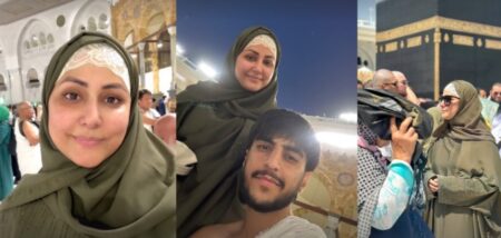 ক্যানসারের মাঝেই ওমরাহ করলেন হিনা খান হিনা খান