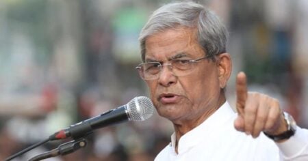 নির্বাচন নিয়ে প্রধান উপদেষ্টার বক্তব্য অস্পষ্ট: মির্জা ফখরুল মির্জা ফখরুল