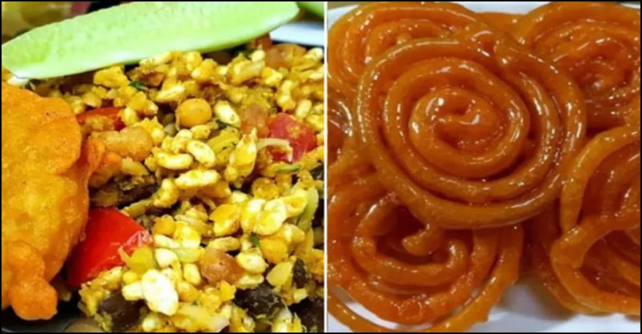 ইফতারে মুড়িমাখায় জিলাপি