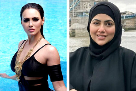 অভিনেত্রীকে ওড়না ও বোরকা পরার পরামর্শ দিলেন সানা খান সানা খান