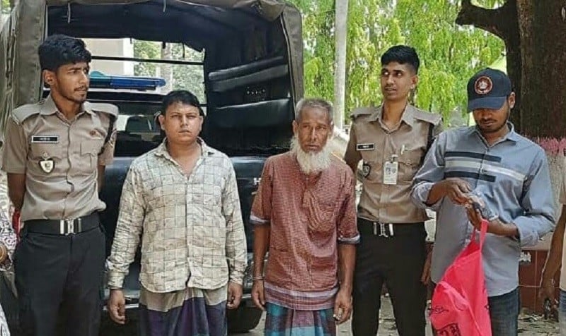 ১৮’শ পিস ইয়াবাসহ জামাই-শ্বশুর গ্রেফতার