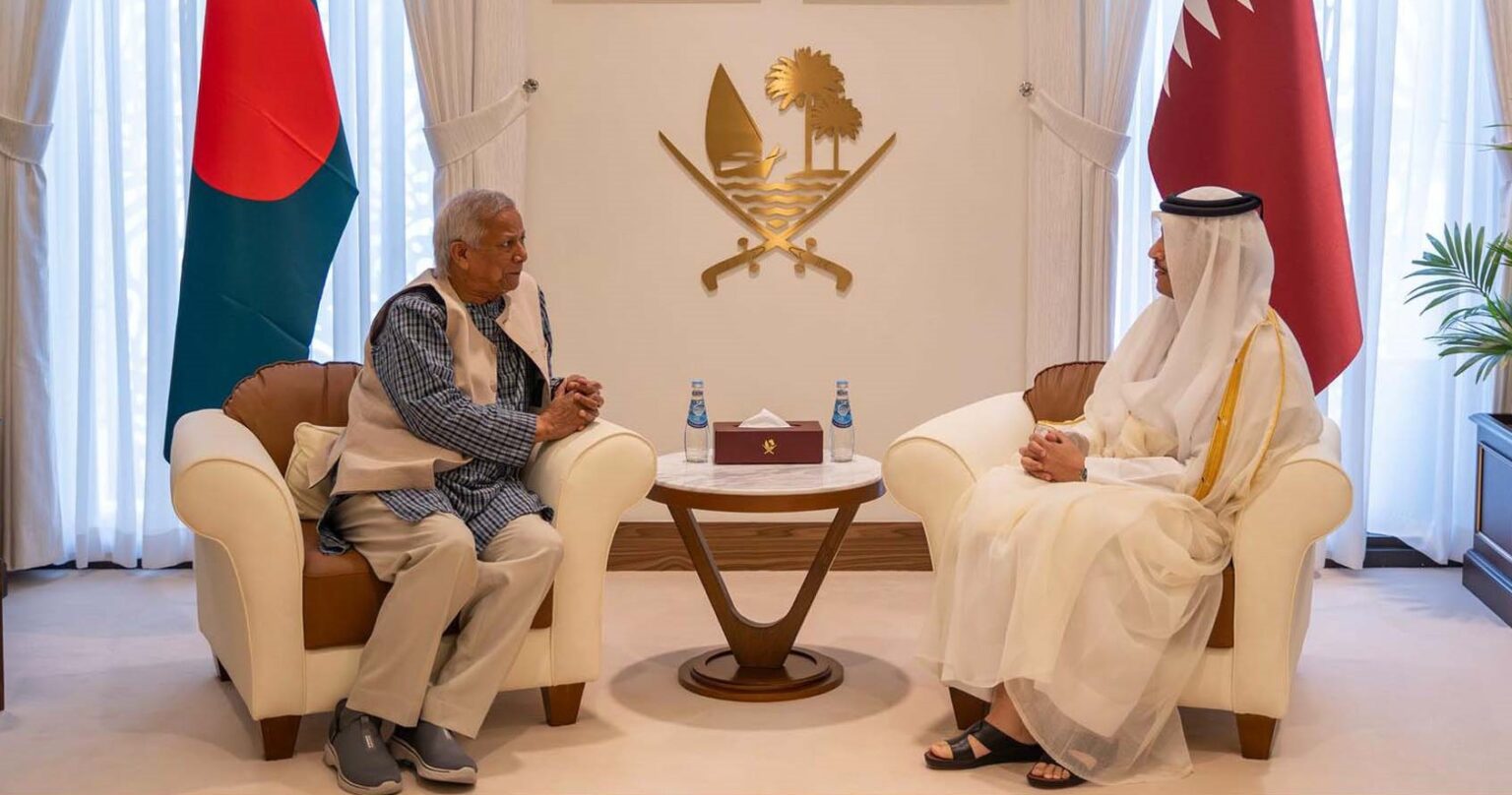 বাংলাদেশ পুনর্গঠনে সব ধরনের সহায়তার আশ্বাস দিলেন কাতারের প্রধানমন্ত্রী