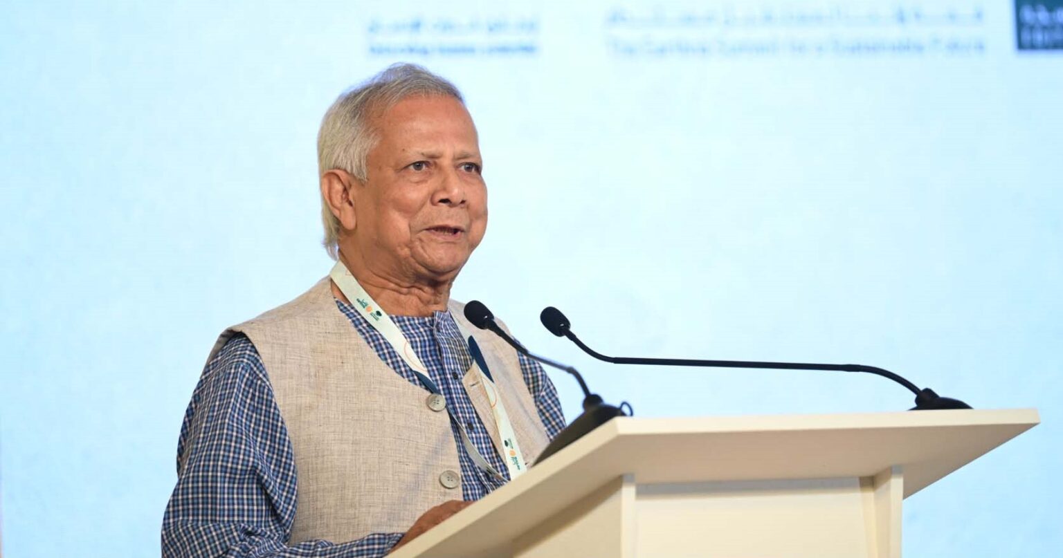 বাংলাদেশ পৃথিবীর জন্য ‘আশার বাতিঘর’ হিসেবে দাঁড়াতে চায় : ড. ইউনূস