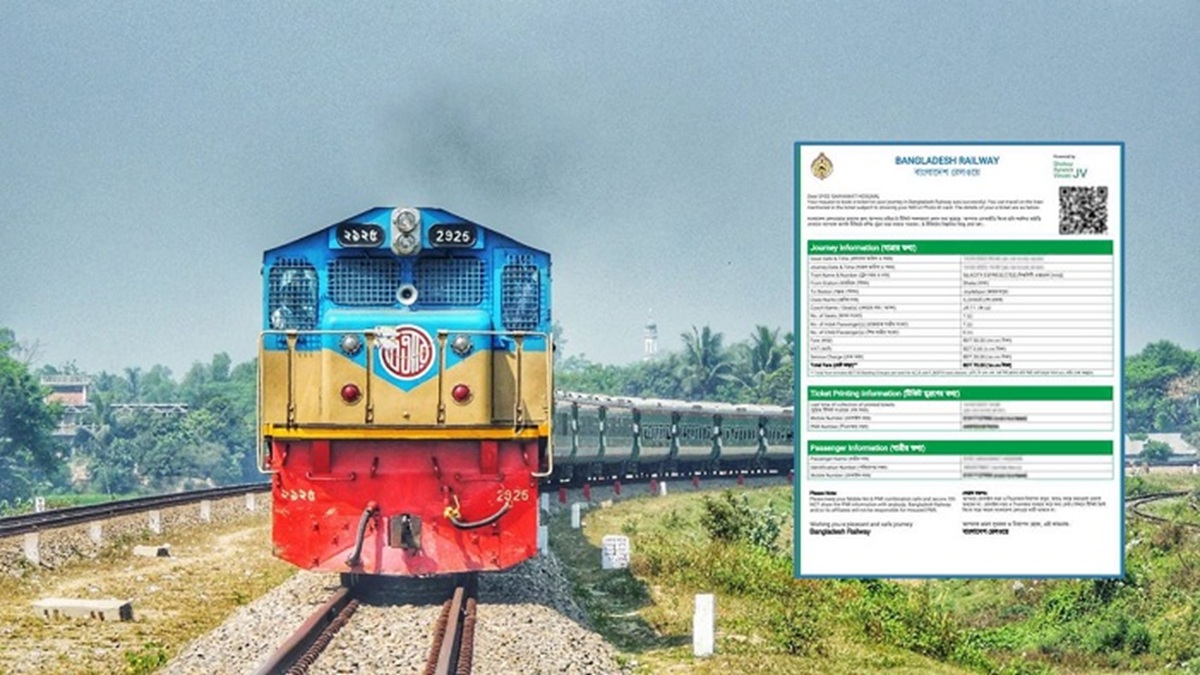 ফিরতি যাত্রায় ট্রেনের