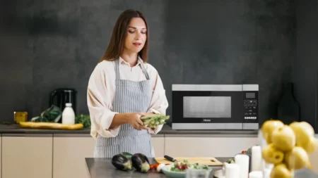 Haier Smart Inverter Microwave Oven 30L Price in Bangladesh and India, Auto Cook and Steam Function