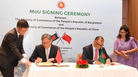 বাংলাদেশ-চীন দুই সমঝোতা স্মারক সই sheikh bashir commerce minister china