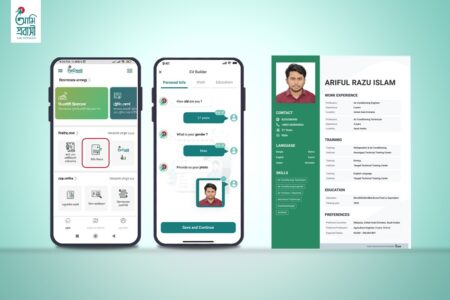 আমি প্রবাসীর নতুন চ্যাট-ভিত্তিক সিভি বিল্ডার: চাকরির সুযোগে সুবিধা