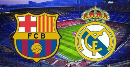 ৪-৩ গোলের থ্রিলার, এমবাপের একমাত্র হ্যাটট্রিকেও বার্সার কাছে হার রিয়ালের বার্সার কাছে হার রিয়ালের