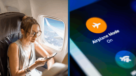 মোবাইল ফোনে 'flight mode'