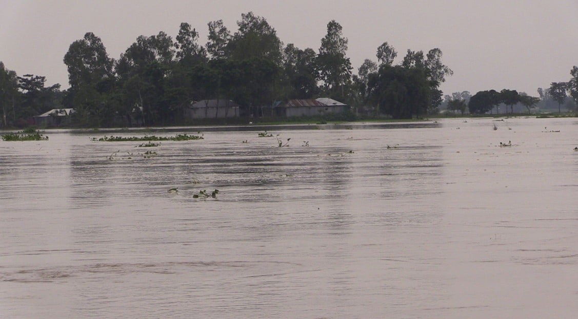 দ্রুত বাড়ছে তিস্তার পানি