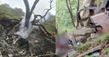 ভারতে হেলিকপ্টার বিধ্বস্ত