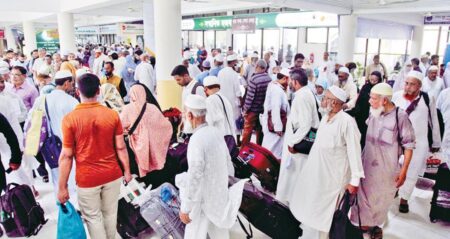 দেশে ফিরলেন ৪৭ হাজার ২১২ হাজি, মৃত্যু ৩৮ হাজি