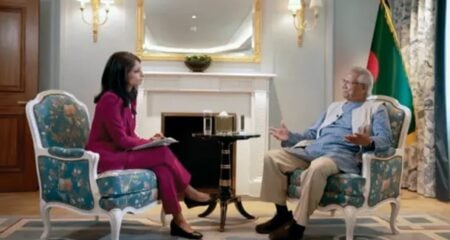 আ. লীগকে নিষিদ্ধ করিনি, নির্বাচনে অংশ নিতে পারবে কিনা সিদ্ধান্ত ইসির: বিবিসিকে প্রধান উপদেষ্টা বিবিসিকে প্রধান উপদেষ্টা