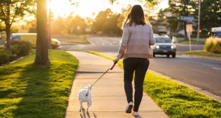 কুকুর হাঁটানো