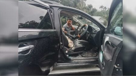 এবার গোপালগঞ্জে ইউএনওর গাড়ি বহরে ছাত্রলীগের হামলা, ভাঙচুর এবার গোপালগঞ্জে ইউএনওর