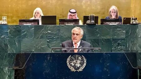 জাতিসংঘে ফিলিস্তিনের পূর্ণ সদস্যপদ দাবি করল পাকিস্তান জাতিসংঘে ফিলিস্তিনের