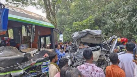 ১১ প্রাণহানির পর পালিয়ে ছিলেন, ঢাকায় ধরা পড়লেন বাসচালক Bus