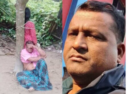 প্রবাসীর স্ত্রীর সঙ্গে অনৈতিক অবস্থায় বিএনপি নেতা হাতেনাতে আটক Doulatpur