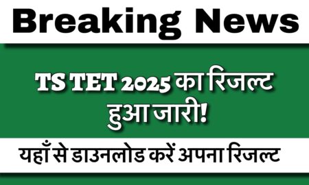 TS TET 2025 Results Declared: Download Scorecards Online Now TS TET Result 2025