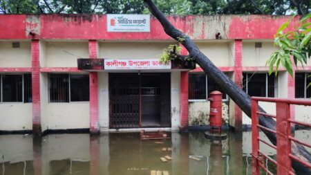Kaligonj-Gazipur-No service at the post office, waterlogging and misery-1