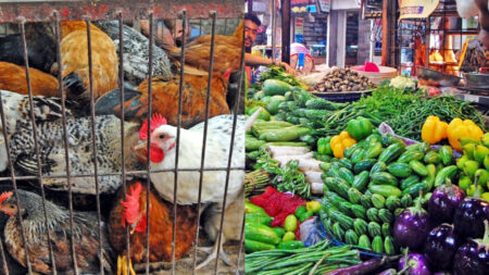 মুরগি ও সবজির দাম