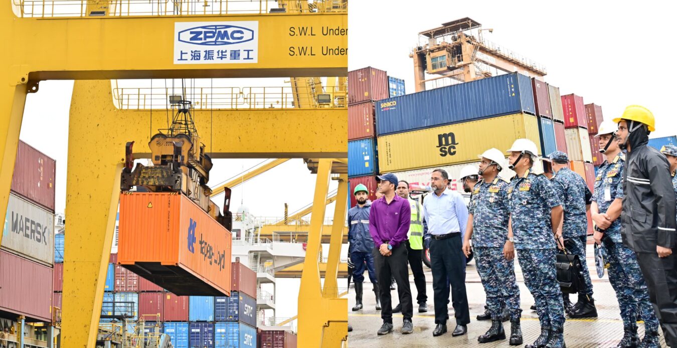 চট্টগ্রাম বন্দরের এনসিটি পরিদর্শন করলেন নৌবাহিনী প্রধান