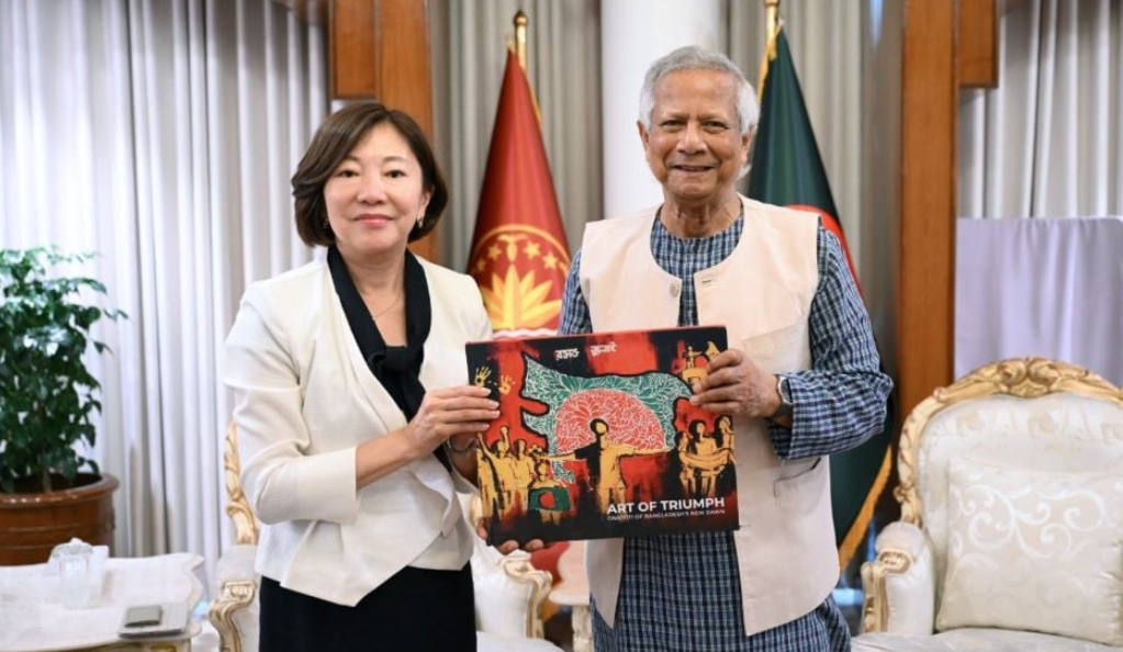 বাংলাদেশে জাপানের সহযোগিতা আরও বাড়ানোর আহ্বান প্রধান উপদেষ্টার