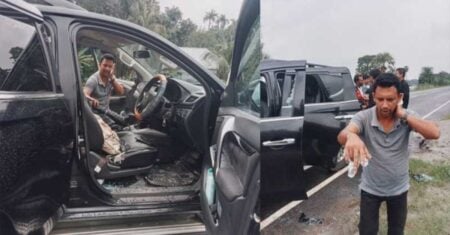 গোপালগঞ্জে এবার ইউএনওর গাড়ি বহরে নিষিদ্ধ সংগঠন ছাত্রলীগ -আ.লীগের হামলা গোপালগঞ্জ ইউএনওর গাড়ি