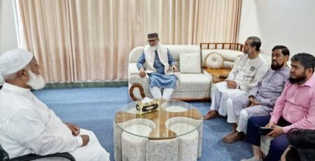জামায়াত আমিরের বাসায় ধর্ম উপদেষ্টা