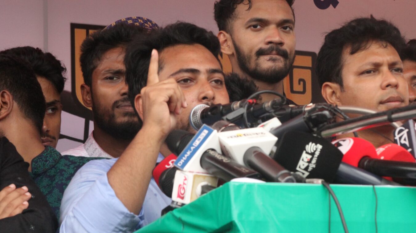 শুধু হাসিনার পতন নয়, দুর্নীতি ও মাফিয়ার পতন চেয়েছি : নাহিদ ইসলাম