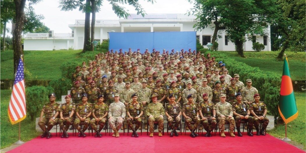 বাংলাদেশ সেনাবাহিনী ও যুক্তরাষ্ট্রের প্যাসিফিক আর্মি কমান্ডের যৌথ মহড়া শুরু