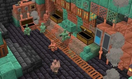 Minecraft Copper Age Update Unveils New Golems and Interactive Shelves copper golem Minecraft