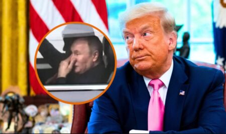 Trump Putin limo fart photo fact check