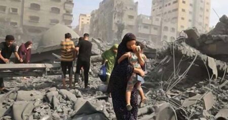 ইসরাইলি হামলায় গাজায়